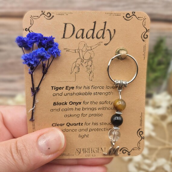 PERSONALISED Daddy Gift from Daughter or Son Meaningful Thank You Present for Daddy Birthday Keepsake from Kids to Celebrate Love To Cherish