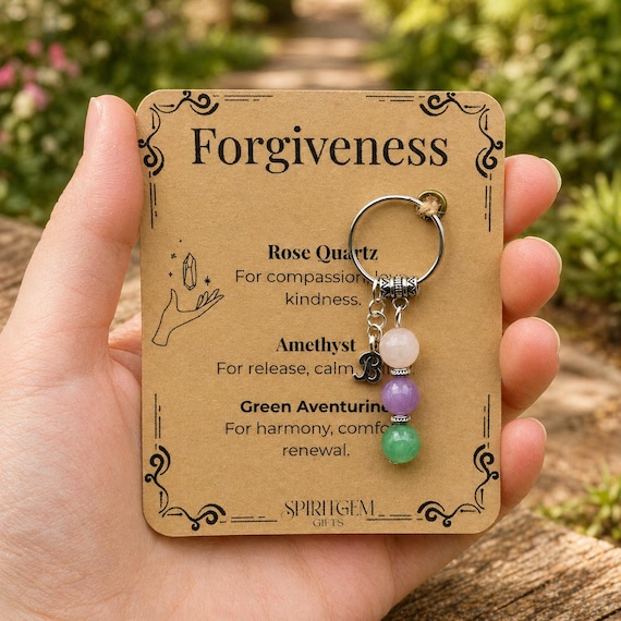 PERSONALISED Apology Gift Keyring, I Am Sorry Present, Making Amends Charm, Forgiveness Token