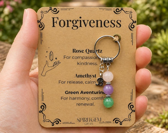 PERSONALISED Apology Gift Keyring, I Am Sorry Present, Making Amends Charm, Forgiveness Token