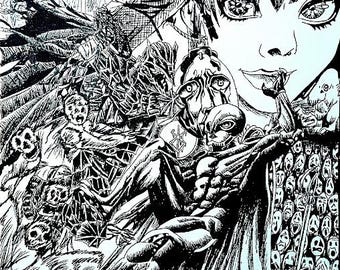 Berserk Poster, Manga Poster, Anime Art, Art Lovers, Gift for anime enthusiasts