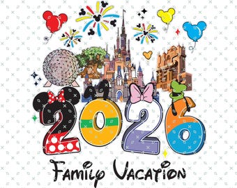 Family Matching Png, Family Vacation 2026, Mouse and Friend Squad, Vacay Mode Png, Magical Kingdom 2026 Shirt Design, Best Day Ever Castle