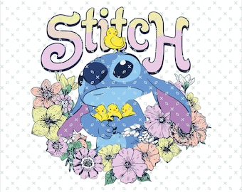 Magic Kingdom Stitch Floral Png, Retro Lilo And Stitch Png, Vintage Stitch Png, Magic Kingdom Squad Png, Family Trip Png, Magic Castle Png