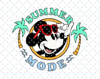 Mickey Mouse Summer Mode, Mickey Mouse Surfing, Magic Kingdom, Family Trip, Custom Family Theme Park Trip, Mouse Summer, Digital Download