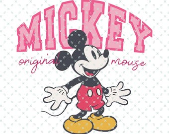 Vintage Micky Maus Original Maus SVG, Familienurlaub Png, Familienreise Png, Vacay Mode Png, Magic Kingdom Png, Comfort Colors Png