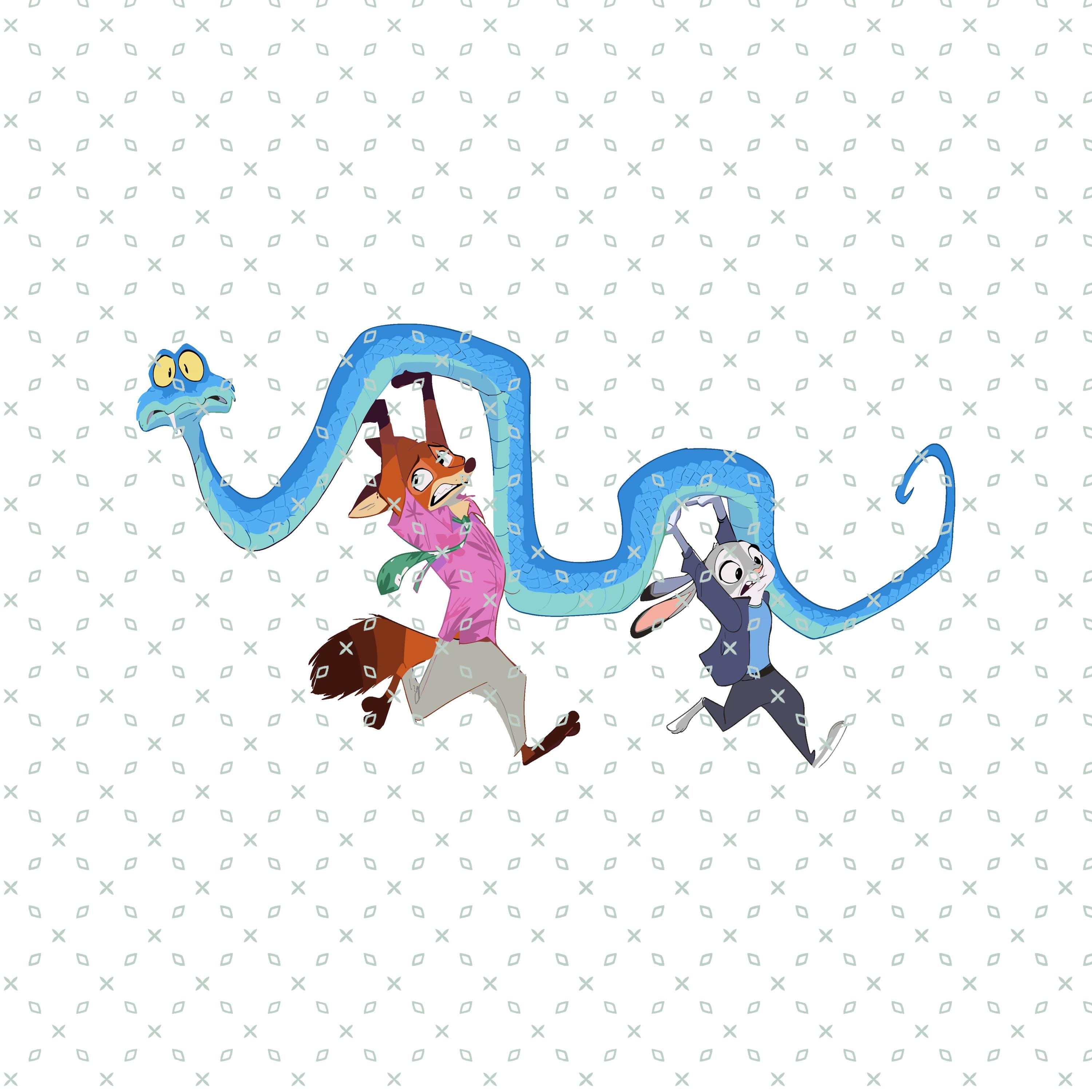 Retro 90s Zootopia 2 Characters Group Shirt Png, Judy Hopps Nick Wilde ...