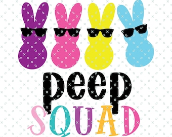 Peep Squad Ostern Png, Osterhase Png svg, Ostern Crew Shirt, süße Peeps Geschenk, Oster Squad Png Shirt, Ostern Freunde Png, Ostern Kleinkind