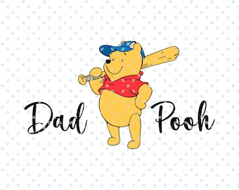 Daddy Bear Winnie The Pooh T-Shirt, Winnie The Pooh Daddy Shirt, Gift for Pooh Dad, Funny Daddy Shirt, Fathers Day Gift Shirt, Magic Castle