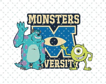 Monster-Hochschule Est 2013, Monster-Hochschulland-Svg, Familienurlaub-Svg, Monster-Svg, Familienreise Png, magisches Königreich-Svg, mike von