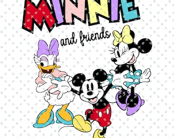 Minnie y sus amigos retro (Png), Mickey y compañía retro, Vacaciones familiares, Viaje familiar (Png), Modo vacaciones (Png), Reino Mágico (Png), Colores cómodos