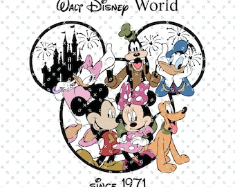 Mickey and Friends Family Trip 2026 PNG SVG, Family Vacation Design, Magical Kingdom Travel (Digital Download)
