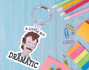 Bobs Burgers Keychain, Mr. Ambrose Gift, Bobs Burgers Gift, Cartoon Keyring