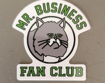 Bobs Burgers -Mr. Jim Business Cat  Sticker