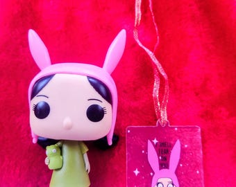 Louise Belcher Ornament | Bob's Burgers Acrylic Quote Decoration