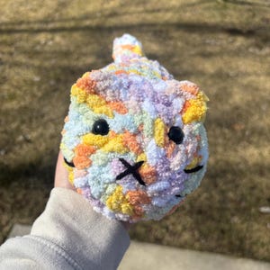 Crochet Cat Kitten Loaf Plushie Amigurumi Handmade Stuffed Animal