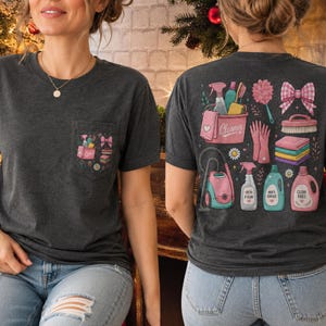ハウスクリーナーシャツ、清掃婦シャツ、家政婦Tシャツ、プロの清掃員へのギフト、清掃業用シャツ