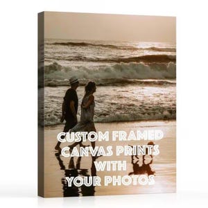 Personalized Canvas Print, Custom Photo Wall Art, Matte Canvas Gift, Couple Gift, Wedding Gift, Anniversary Gift, Valentine’s Day Gift