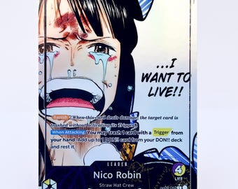 One Piece Nico Robin Holographic Proxy Leader