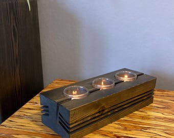 Reclaimed Cedar Candle Holder