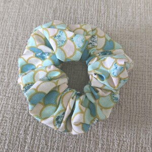 Mermaid themed scrunchie
