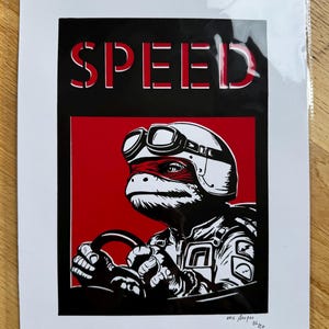 Screen printing “Speed”