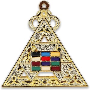 Masonic Royal Arch Past High Priest Gold-Platted Collar Jewel For Freemason