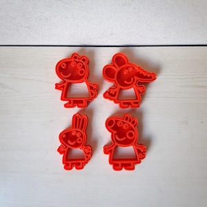 Peppa Pig 4pc Cookie Cutter Set