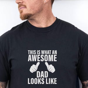 Funny Dad Shirt from Kids, This Is What an Awesome Dad Looks Like, Father’s Day Gift for Husband, Best Dad Ever Tee, New Daddy Gift Idea