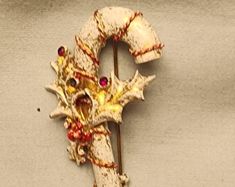 Pin de bastón de caramelo vintage