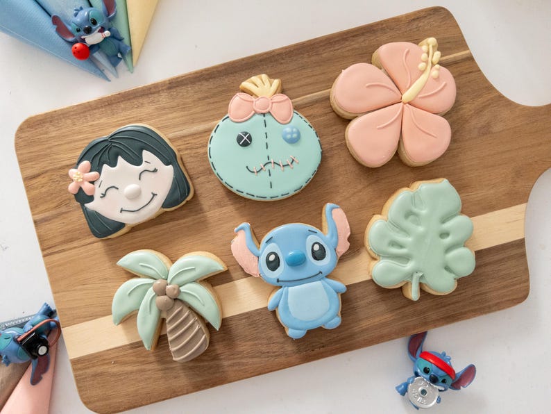 Blue Alien Cookie Set (6 Piece) - Etsy
