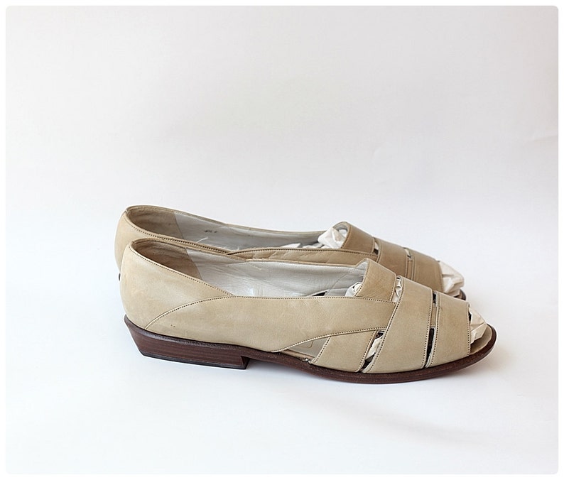 peep toe flat shoes uk