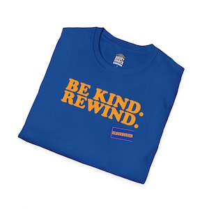 Retro Blockbuster 'Be Kind Rewind' Graphic Tee