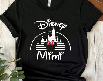 Mimi Mouse Disney Family Shirt, Grandma Mouse Shirt – Disney Grandma Tee for Women, Disneyworld Gift, Fun Shirts for Grandmas
