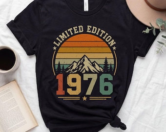 Limited Edition 1976 Shirt Vintage 1976 Birthday Gift Retro 1976 Outfit 49th Birthday Shirt Born In 1976 Tee