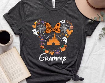 Grammy Halloween Shirt, Grammy Mouse Shirt, Disney Halloween Tee, Mickey Pumpkin Ghost Shirt, Matching Family Disney Trip Outfit