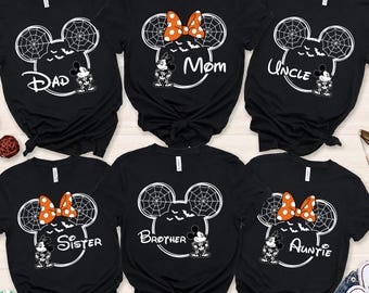 Disney Halloween Shirt, Spooky Season Mickey Ghost Tee, Haunted Mansion Disney Family Shirt, Cute Girls Halloween Shirt, Nana Spooky Tee
