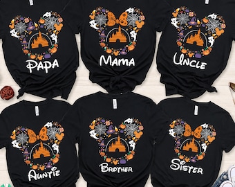 Disney Halloween Shirt, Spooky Season Mickey Ghost Tee, Haunted Mansion Disney Family Shirt, Cute Girls Halloween Shirt, Nana Spooky Tee