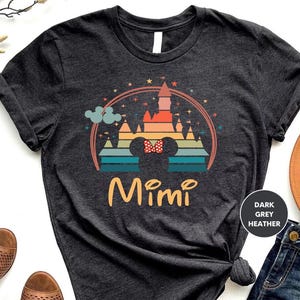 Mimi Mouse Shirt, Grandma mouse shirt, Disney family shirt, women&#39;s Disney shirt, Disney grandma shirt, Disneyworld shirt, Disney Shir