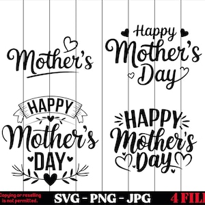 Happy Mother&#39;s Day SVG, Mothers Day Svg, Mothers Heart Svg, Mother Svg, Mom Svg, Mothers Day Shirt Svg, Mothers Day Cut file, Cut files