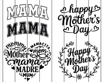 Feliz Dia das Mães SVG, Dia das Mães Svg, Coração das Mães Svg, Mãe Svg, Mãe Svg, Camisa do Dia das Mães Svg, Dia das Mães Arquivo de corte, Arquivos de corte