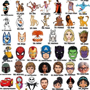 Custom Disney Characters Shirt | Disney Trip 2026 Shirt | Personalized Disney Family T-Shirt | Disneyland & Disney World Vacation Tee image 4