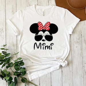 Mimi Mouse Disney Family Shirt, Grandma Mouse Shirt – Disney Grandma Tee for Women, Disneyworld Gift, Fun Shirts for Grandmas