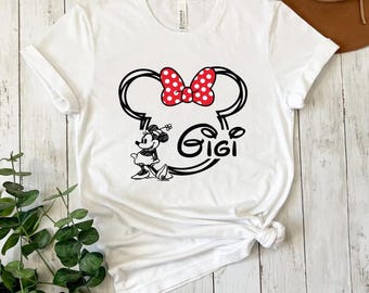Gigi Mouse Shirt, Grandma mouse shirt, Disney family shirt, women's Disney shirt, Disney grandma shirt, Disneyworld shirt, Disney Shir