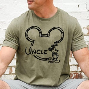 Uncle Mouse Shirt, Disney shirt for men, Disney men&#39;s shirt, Disney uncle shirt, Mickey shirt, Disney family shirt, Disneyland Shirt