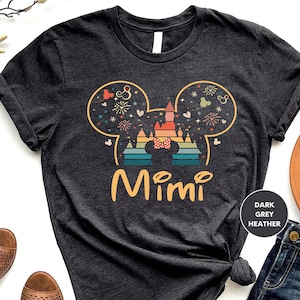 Mimi Mouse Disney Family Shirt, Grandma Mouse Shirt – Disney Grandma Tee for Women, Disneyworld Gift, Fun Shirts for Grandmas