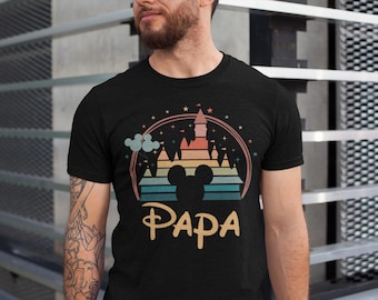 Papa mouse disney shirt, papa disney t-shirt, vaderdagcadeau, disney papa shirt, Mickey Mouse papa shirt, papa shirt, vaderdagcadeau