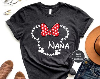 Nana Mouse Shirt, Grandma mouse shirt, Disney family shirt, women's Disney shirt, Disney grandma shirt, Disneyworld shirt, Disney Shirt