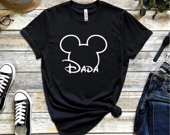 Maglietta Dada Mouse, Maglietta Disney Dad, Maglietta Topolino Dad, Maglietta Dada, Regalo per la festa del papà, Maglietta Topolino Dad, Maglietta Papa Mouse, Maglietta papà