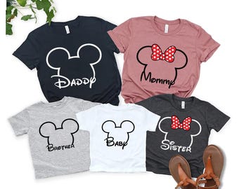 Custom 2026 Disney Family Vacation Shirt, Family Trip Disney 2026 Shirt, Personalized Family Vacation Outfit, Family Vacation 2026 Shirt