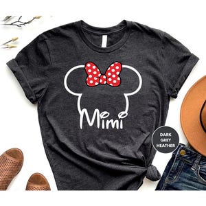 Mimi Mouse Shirt, Grandma mouse shirt, Disney family shirt, women&#39;s Disney shirt, Disney grandma shirt, Disneyworld shirt, Disney Shir
