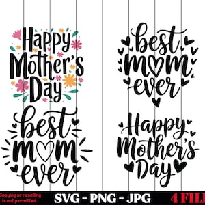 Happy Mother&#39;s Day SVG, Mothers Day Svg, Mothers Heart Svg, Mother Svg, Mom Svg, Mothers Day Shirt Svg, Mothers Day Cut file, Cut files